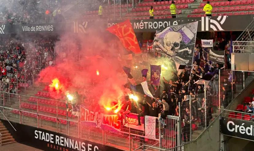 Fumigènes Stade Rennais TFC