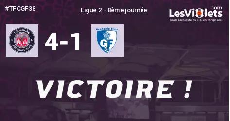 TFC 4-1 Grenoble : Les notes des Toulousains