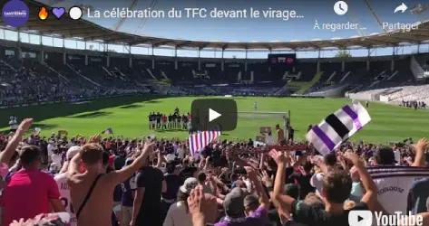 En vidéo : La célébration des joueurs devant le virage Brice Taton après TFC - VAFC