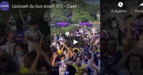 En vidéo : L'accueil du bus par les supporters du TFC filmé par Steven Moreira