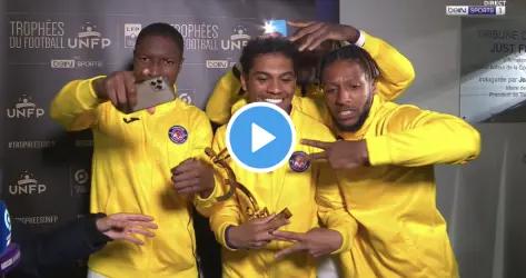 En vidéo : la remise du trophée du meilleur joueur de Ligue 2 à Amine Adli