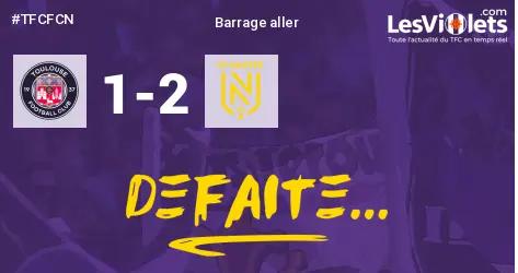 Live : Le TFC perd contre Nantes, 1-2