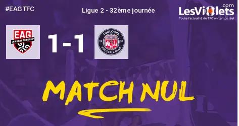 Live : Le TFC décroche le match nul à Guingamp, 1-1